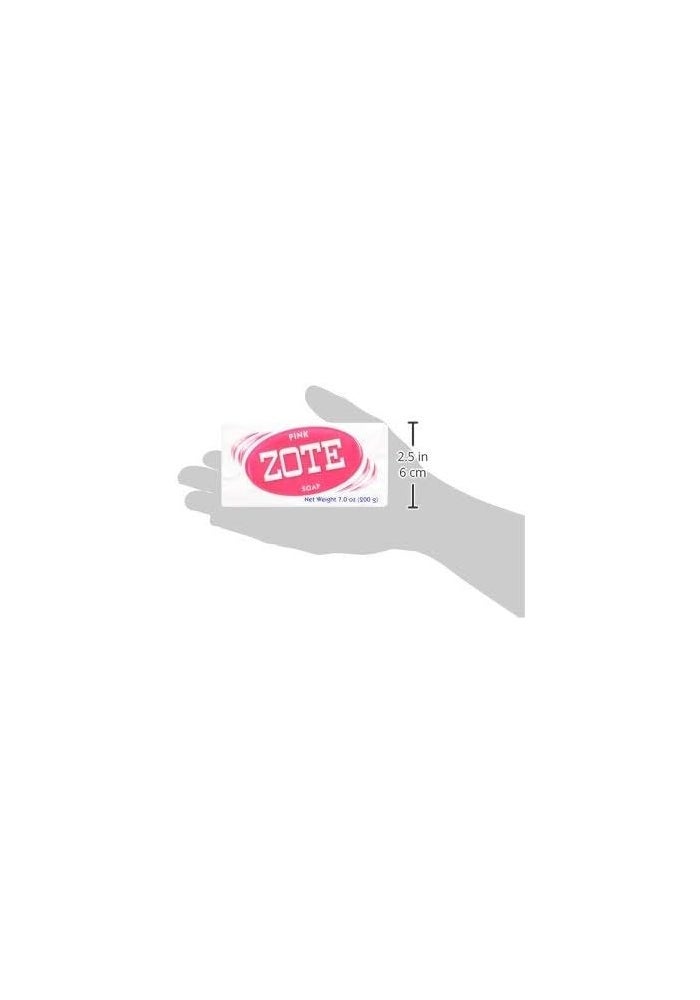 Zote Laundry Soap Bar - Pink 7oz - All-Purpose Soap for Delicate Wash - Image 2